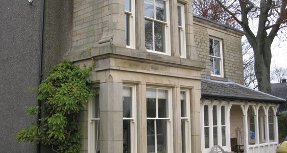 Sash Windows North West Photo of a House with Renovated Sash Windows