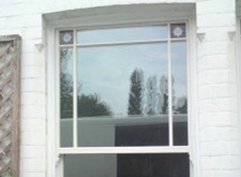 Sash Windows North West Photo of a House with Renovated Sash Windows