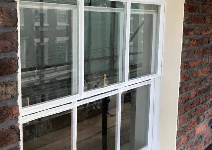Sash Windows North West Photo of a House with Renovated Sash Windows