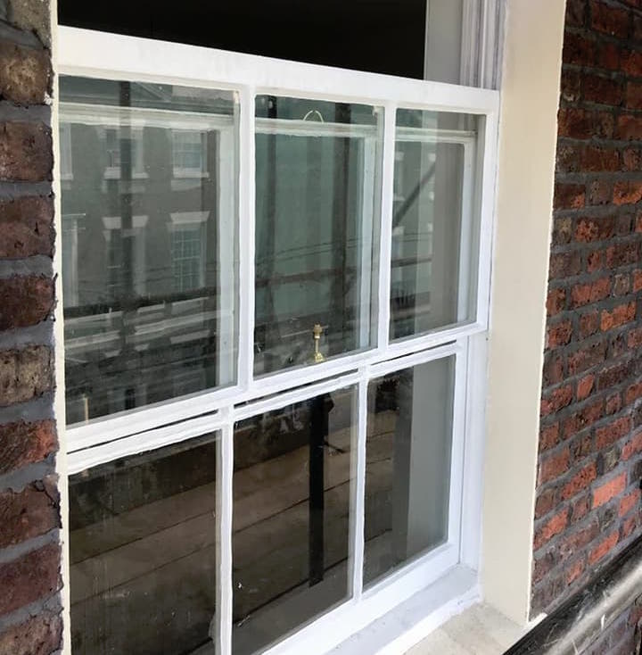Sash Windows North West Photo of a House with Renovated Sash Windows